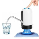 Bomba Elétrica Universal com Carregamento USB para Galão Garrafão de Água Bebedouro Recarregável Galão Preto Branco